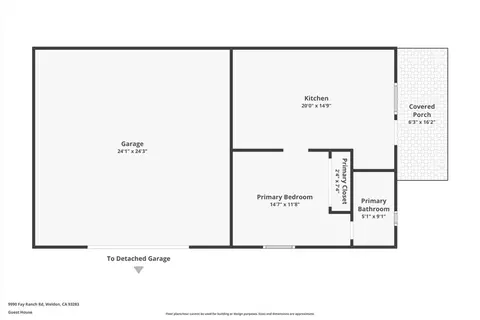 Floorplan - 9990 Fay Rnch, Lake Isabella, CA 93240 photo 2 of 3