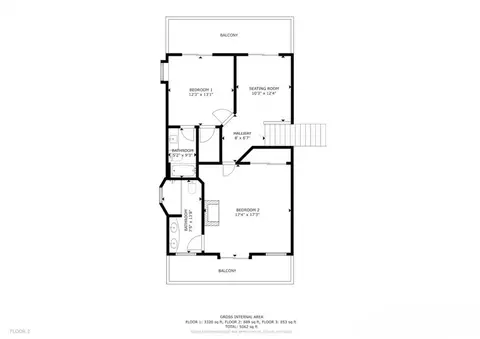 Floorplan - 858 Fox Tower Way, Big Bear Lake, CA 92315 photo 3 of 3