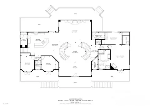 Floorplan - 858 Fox Tower Way, Big Bear Lake, CA 92315 photo 2 of 3