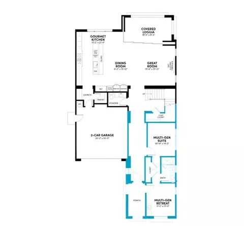 Floorplan - 548 Peninsula, Irvine, CA 92602 photo 1 of 2