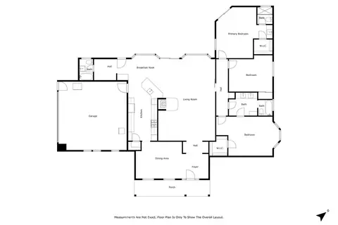 Floorplan - 400 Dominy Dr, Lone Pine, CA 93545 photo 1 of 2