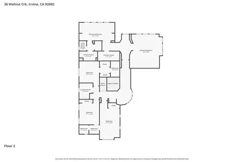 Floorplan - 36 Walnut Crk, Irvine, CA 92602 photo 2 of 2
