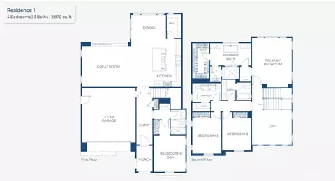 Floorplan - 207 Mistwater, Irvine, CA 92618 photo 1 of 1