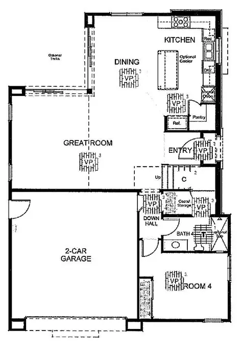 Floorplan - 107 Petunia, Irvine, CA 92618 photo 1 of 2