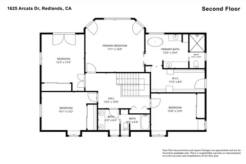 Floorplan - 1625 Arcata St, Redlands, CA 92374 photo 2 of 2