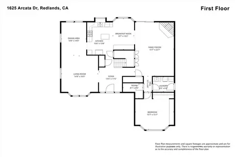 Floorplan - 1625 Arcata St, Redlands, CA 92374 photo 1 of 2