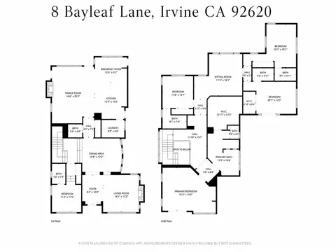 Floorplan - 8 N Bayleaf, Irvine, CA 92620 photo 1 of 1
