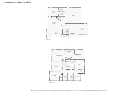 Floorplan - 152 Treehouse, Irvine, CA 92603 photo 1 of 3