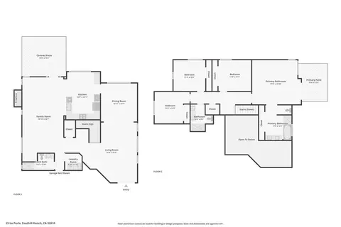 Floorplan - 25 La Perla, Foothill Ranch, CA 92610 photo 3 of 3