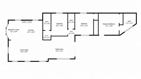 Floorplan - 808 S Los Robles, Pasadena, CA 91106 photo 1 of 1