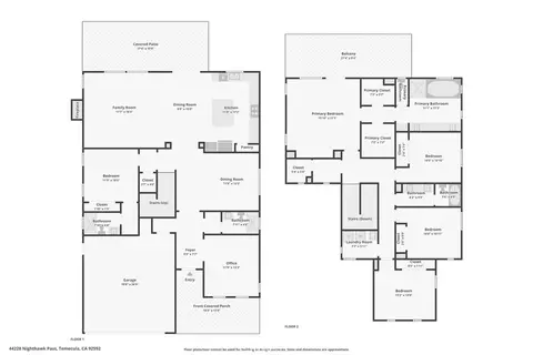Floorplan - 44228 Nighthawk, Temecula, CA 92592 photo 1 of 1