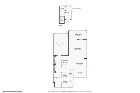 Floorplan - 1414 El Paseo, Foothill Ranch, CA 92610 photo 3 of 3