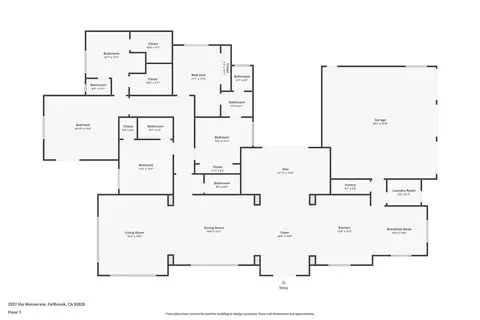 Floorplan - 2027 Via Monserate, Fallbrook, CA 92028 photo 1 of 1