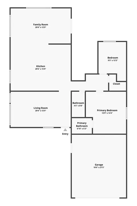 Floorplan - 6111 Leyte, Cypress, CA 90630 photo 1 of 1