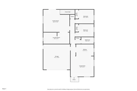 Floorplan - 2542 E Madison St, Carson, CA 90810 photo 1 of 3