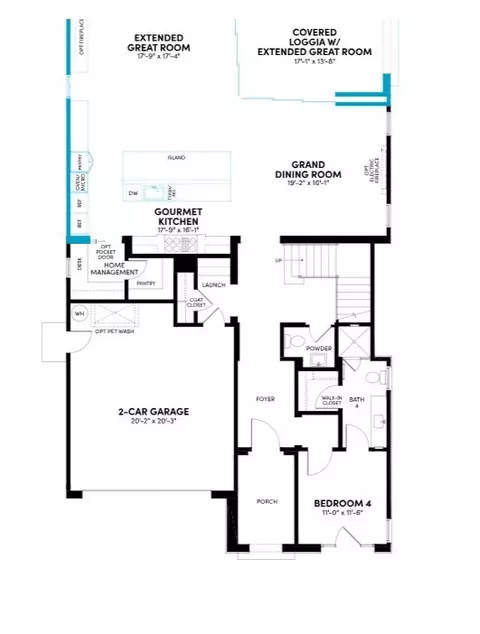 Floorplan - 528 Peninsula, Irvine, CA 92602 photo 1 of 2