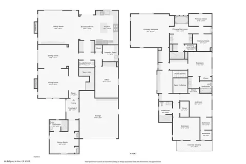 Floorplan - 66 Eclipse, Irvine, CA 92620 photo 3 of 3