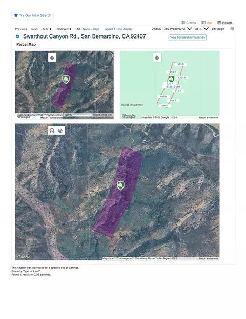 0 Swarthout Canyon Rd, San Bernardino, CA 92407