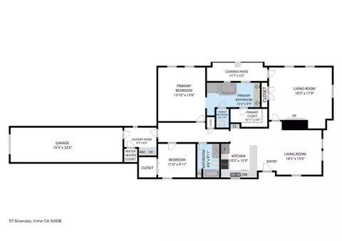Floorplan - 57 Silverado, Irvine, CA 92618 photo 1 of 1