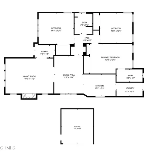 Floorplan - 4822 6th Ave, Los Angeles, CA 90043 photo 1 of 3