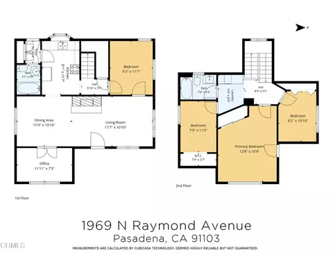 Floorplan - 1969 N Raymond Ave, Pasadena, CA 91103 photo 1 of 1