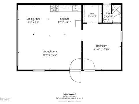 Floorplan - 1838 Wagner St, Pasadena, CA 91107 photo 2 of 2