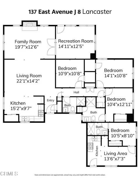 Floorplan - 137 E Avenue J 8, Lancaster, CA 93535 photo 1 of 1