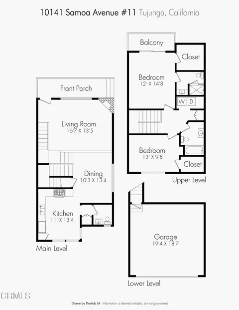 Floorplan - 10141 Samoa Ave #11, Tujunga, CA 91042 photo 1 of 1