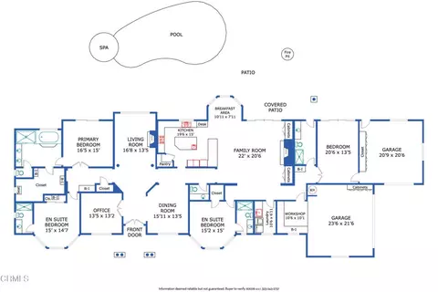 Floorplan - 4284 Fallsbrae Rd, Fallbrook, CA 92028 photo 1 of 1