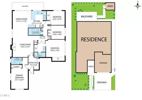 Floorplan - 327 W 230th St, Carson, CA 90745 photo 1 of 1