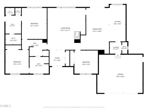 Floorplan - 3616 E Chevy Chase Dr, Glendale, CA 91206 photo 1 of 1