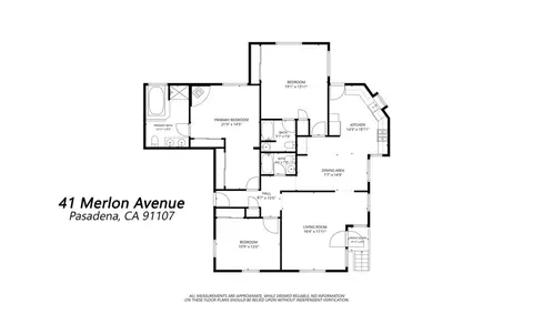Floorplan - 41 Merlon, Pasadena, CA 91107 photo 1 of 1