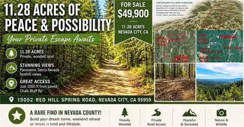 15052 Red Hill Spring Rd, Nevada City, CA 95959