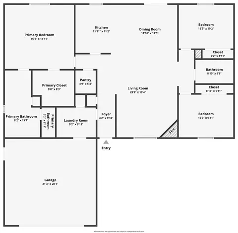 Floorplan - 18110 Churchill, Tehachapi, CA 93561 photo 1 of 1