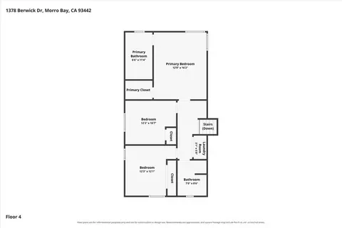 Floorplan - 1378 Berwick, Morro Bay, CA 93442 photo 3 of 5