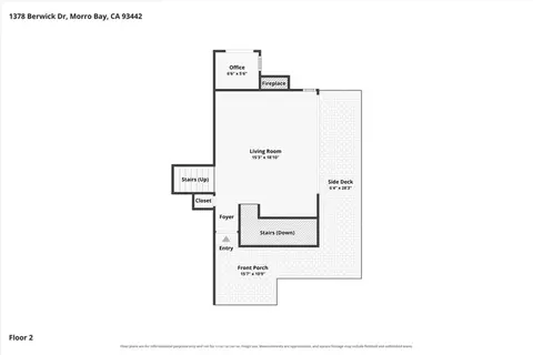 Floorplan - 1378 Berwick, Morro Bay, CA 93442 photo 1 of 5
