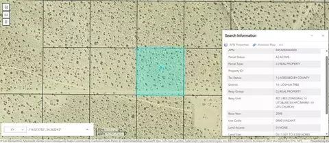 0 Firethorn Way, Johnson Valley, CA 92285