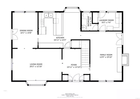 Floorplan - 8034 Foothill, Pine Valley, CA 91962 photo 1 of 2