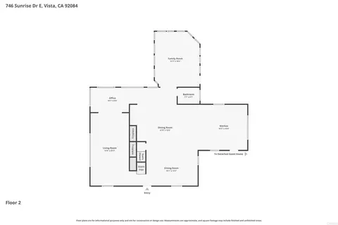 Floorplan - 746 Sunrise Dr E, Vista, CA 92084 photo 2 of 5