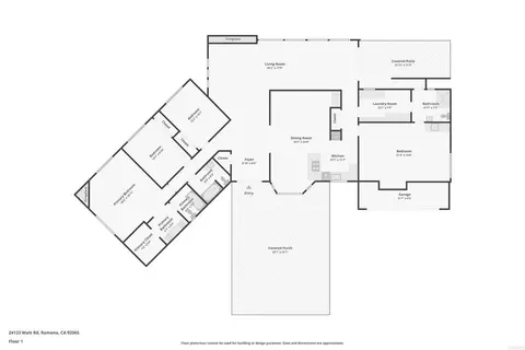 Floorplan - 24123 Watt Rd, Ramona, CA 92065 photo 1 of 1