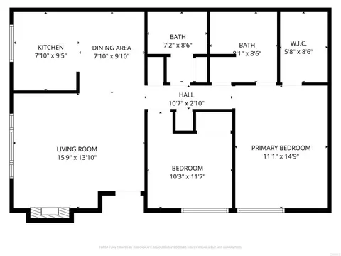 Floorplan - 9872 Shirley Gardens Dr #4, Santee, CA 92071 photo 1 of 1