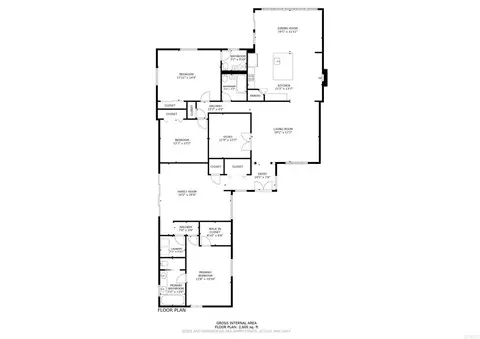 Floorplan - 4568 Shade Rd, La Mesa, CA 91941 photo 1 of 1