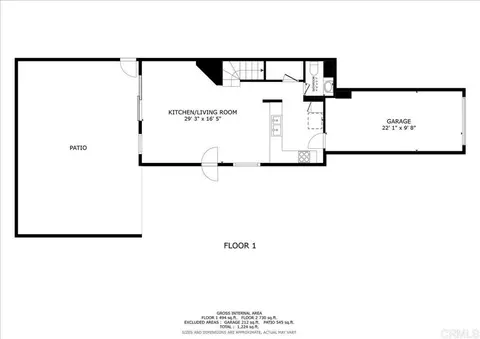 Floorplan - 1465 E Lexington Ave #10A, El Cajon, CA 92019 photo 2 of 2