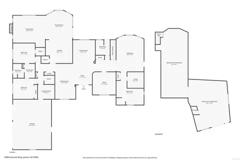 Floorplan - 13885 Honnell Way, Jamul, CA 91935 photo 1 of 1