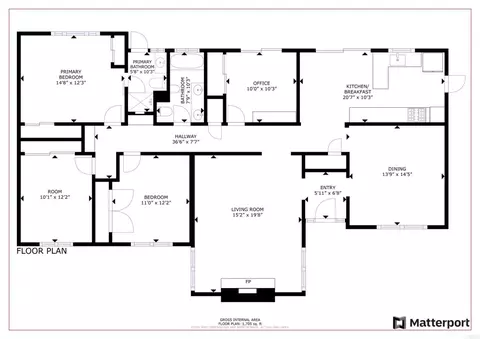 Floorplan - 723 Terra Ln, El Cajon, CA 92019 photo 1 of 1