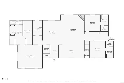 Floorplan - 1457 Star Valley Rd, Alpine, CA 91901 photo 1 of 3