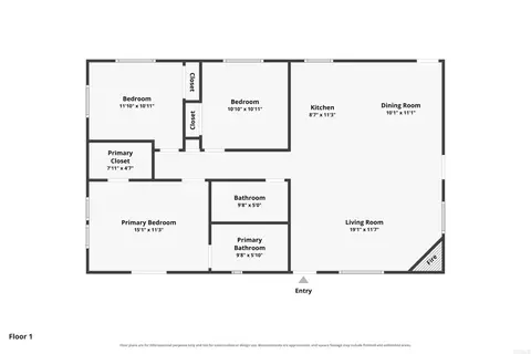 Floorplan - 1457 Star Valley Rd, Alpine, CA 91901 photo 2 of 3