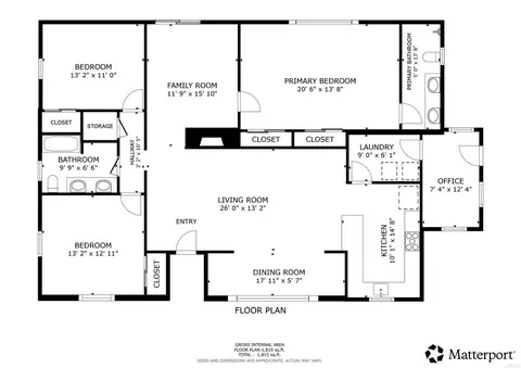 Floorplan - 4135 N Cordoba Ave, Spring Valley, CA 91977 photo 1 of 1