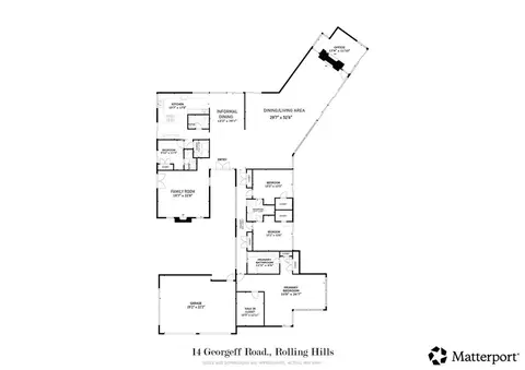 Floorplan - 14 Georgeff, Rolling Hills, CA 90274 photo 1 of 1