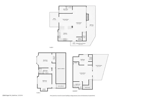 Floorplan - 23840 Zuger Dr, Crestline, CA 92325 photo 4 of 4